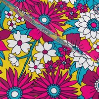 Groovy Spring (Magenta, Teal, Yellow)