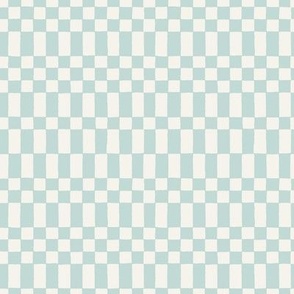 small Neo Checkerboard in Pastel Spearmint Green