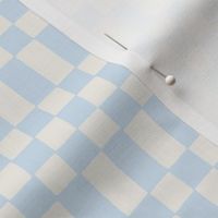 Neo Checkerboard checkers wallpaper in Pastel Blue