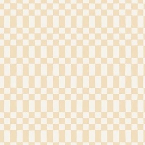 small Neo Checkerboard in Banana Cream