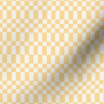 small Neo Checkerboard in light Banana Yellow