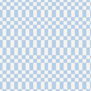 small Neo Checkerboard in Bluebird Blue