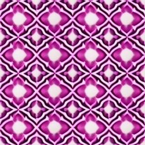 Pink and White Geometric Design
