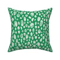Bright green watercolor leopard spots for boho wallpaper and quilting