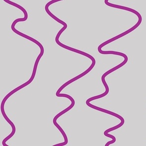 Squiggles in Purple