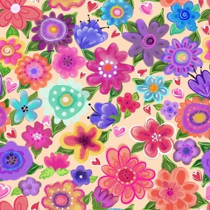 Watercolor Boho Flowers6