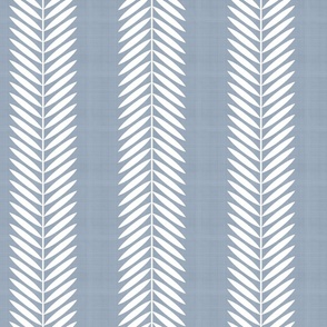 Custom Bethany Laurel Leaf Stripe BLUE 