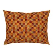 modern geometric hand drawn lines on checks, burgundy, rust, brown, apricot, 1 inch smaller scale