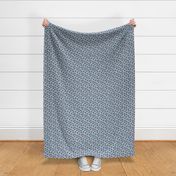 (small scale) Rosie - Cute - sky blue polka dots - LAD23