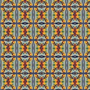 Flower Cross Tiles No. 1 - Small Version