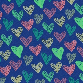 Crafty Hearts - Pink And Green Edition 