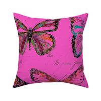 Butterfly Love - Hot Pink Edition - X Large Scale 