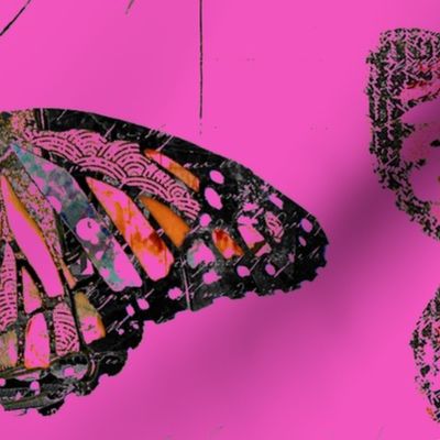 Butterfly Love - Hot Pink Edition - X Large Scale 