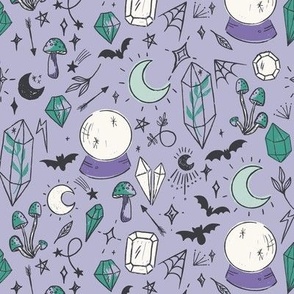 Halloween_Magic-Spells_Medium_Heather-Purple_Hufton-Studio