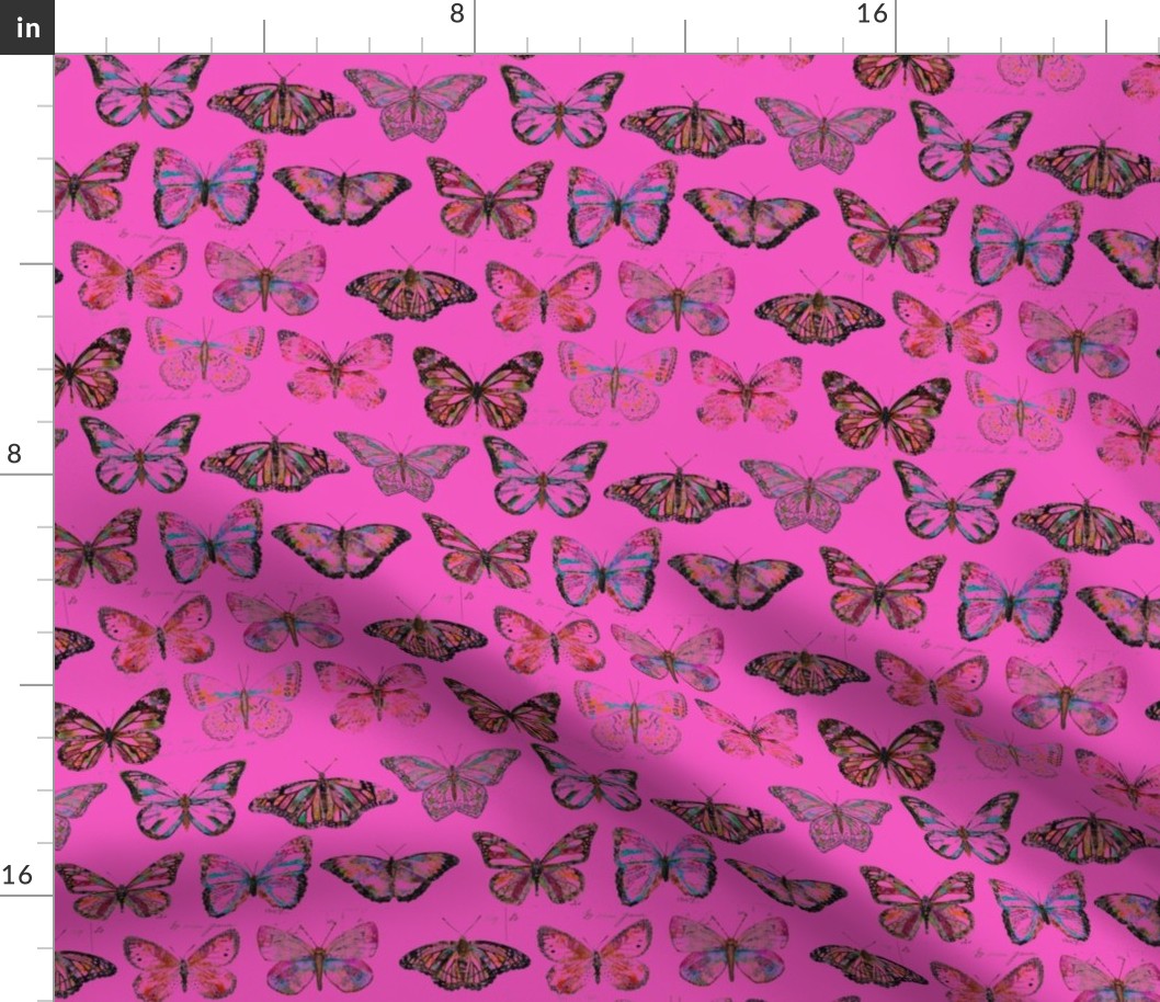 Butterfly Love - Hot Pink Edition - X Small Scale 
