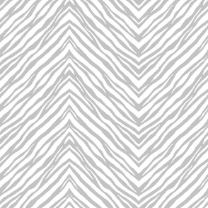 Gray and white zebra 12x12