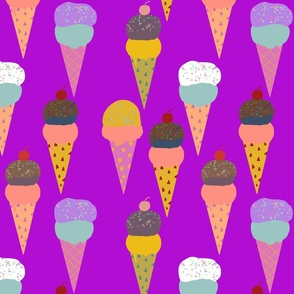 Purple Ice cream