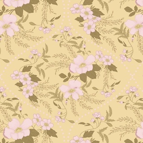 Vintage Blush Blossoms