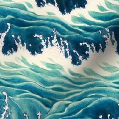 Turbulent Ocean Waves