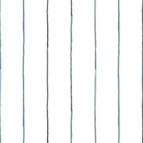12" Watercolor stripes in blue gray - vertical