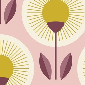 2725 H Large - midcentury flowers