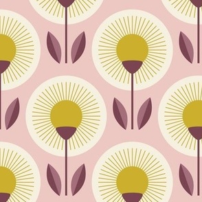 2725 H Medium - midcentury flowers