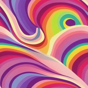 Swirly Whirly Rainbow