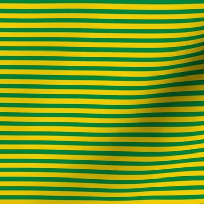  Stripes Green & Gold - Half Size