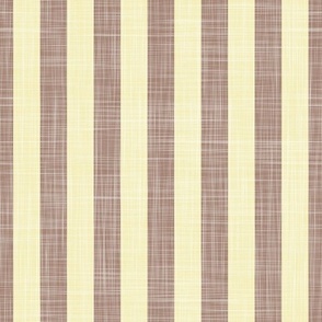 east fork butter with brown one inch stripe with linen texture
