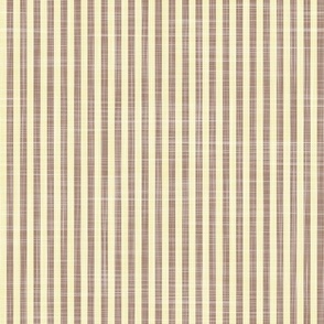 east fork butter with brown quarter inch stripe with linen texture