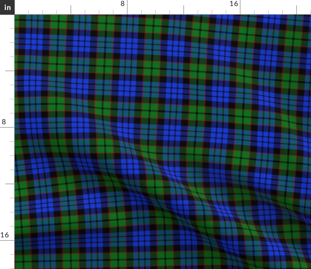 Fletcher tartan / Fletcher of Saltoun, 3" modern colors