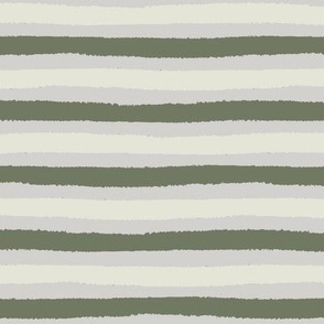 Green and Grey Neutral Stripes 