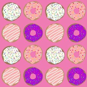 Sprinkled donuts