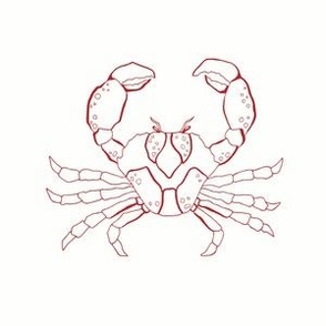 Embroidery Crab