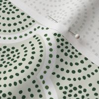 Macrame Wall Hanging Large- Soft Green- Pastel Green- Gender Neutral Boho Wallpaper- Geometric Vintage Fabric- Bohemian Scallops- Mermaid Scales- Soft Clouds