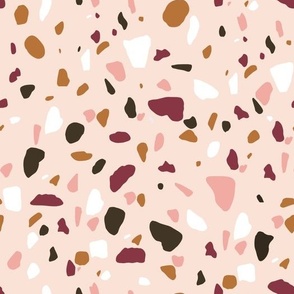 Terrazzo on Rose Pink // Large Scale