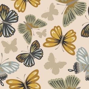 Garden Butterflies Blush