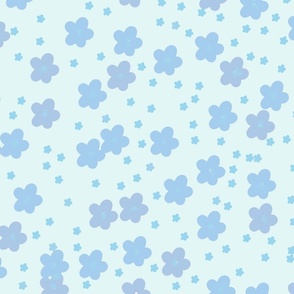 Baby blue flowers 