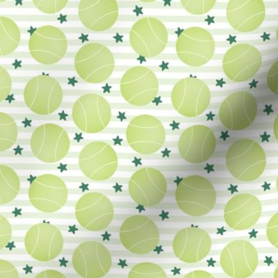 Tennis - Green Stripes