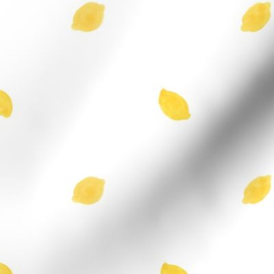 lemons white background