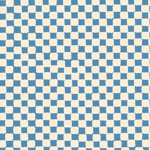 Checkers Blue and white