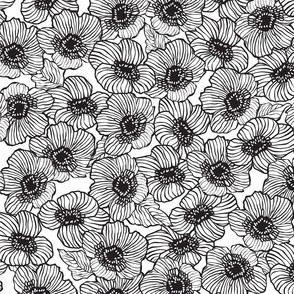 black and white floral 6