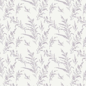 Goldenrod, Medium, Lilac on Light Linen