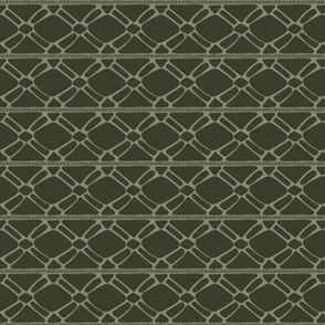 Green geometric pattern small