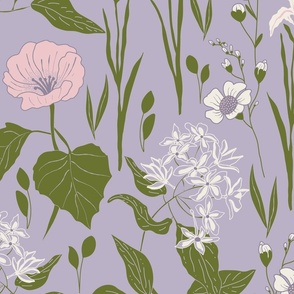 Dream's garden lilac Bg