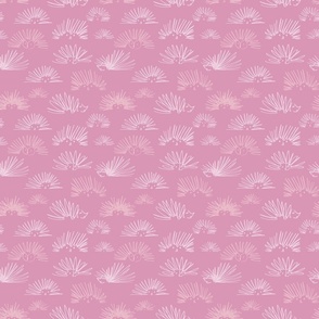 hedgehog squiggles pink small