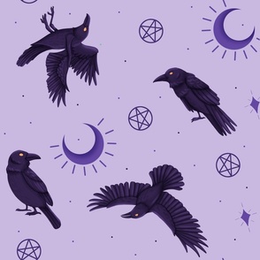 Ravens purple large