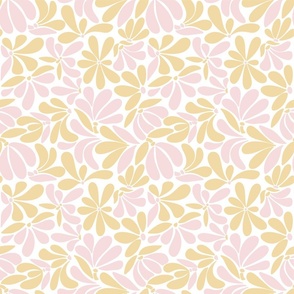 pink yellow floral