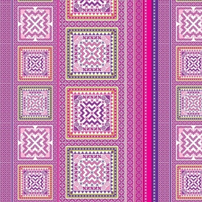 Hmong Motif Cross Stitch