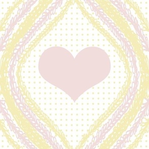 Hearts in Piglet Pink